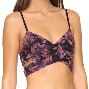 Free People Floral Bralette